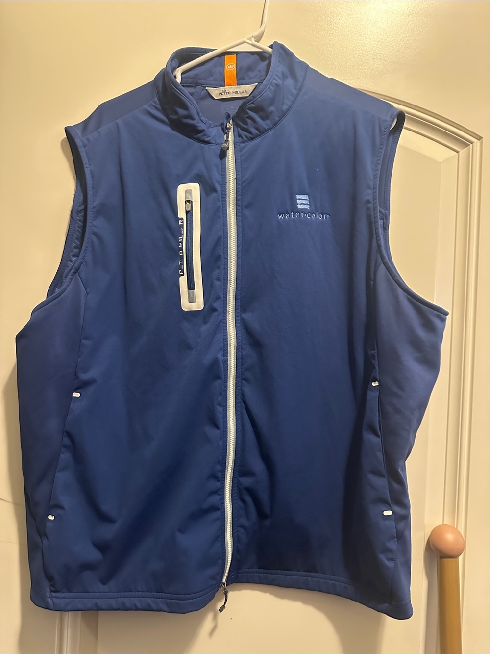 Peter Millar Blue Water-Resistant Golf Vest